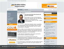 Tablet Screenshot of cdu-buchholz-ww.de
